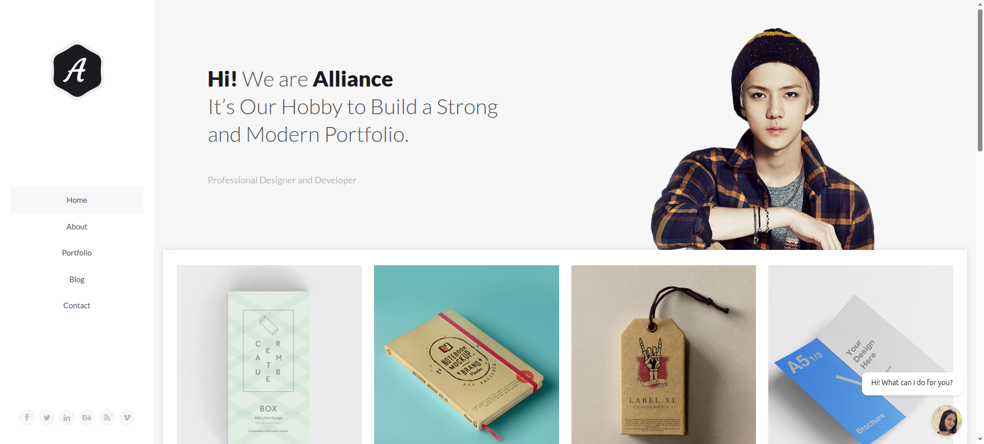 Minimal Portfolio Html Template